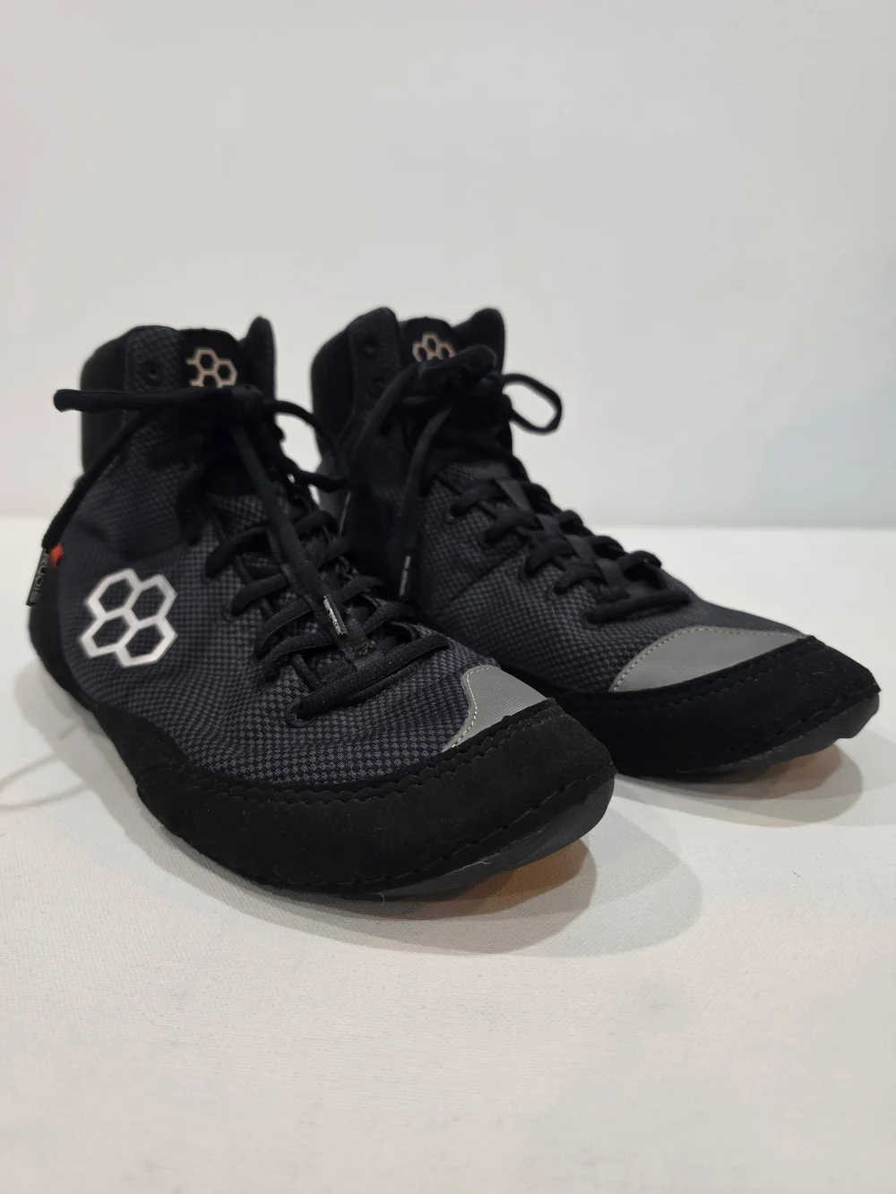 503 RUDIS Colt Wrestling Shoes Black Silver Honeycomb Men’s 10.5 / Women’s 12